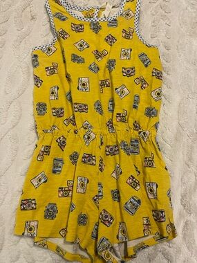 Matilda Jane Yellow Camera-Print Sundress